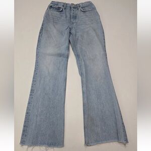 Re/done 70’s Bootcut Jeans Womens 27 Denim Button Fly 5 Pocket